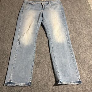Levi's Denim Jeans Womens 18W Blue Shaping Straight Stretchy 5 Pocket Design